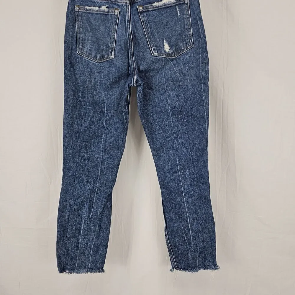 Abercrombie & Fitch Jeans Womens Size 27/4 Blue Denim High Rise Mom Jean